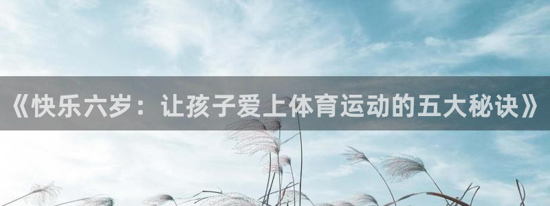 尊龙官网下载招商电话号码是多少啊:《快乐六岁:让孩子爱上体育